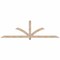 Ekena Millwork Redmond Smooth Timber Gable Bracket, Douglas Fir, 96"W x 28"H x 3 1/2"D x 3 1/2"F, 7/12 Pitch GBW096X28X0404RED00SDF - alternate 1